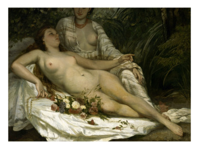 Baigneuses, Dit Aussi Deux Femmes Nues by Gustave Courbet Pricing Limited Edition Print image