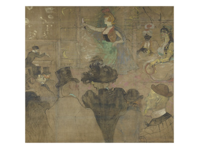 Panneau Pour La Baraque De La Goulue, A La Foire Du Trone A Paris by Henri De Toulouse-Lautrec Pricing Limited Edition Print image