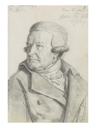 Portrait De Pietro Bastiannelly by Jean-Baptiste Joseph Wicar Pricing Limited Edition Print image