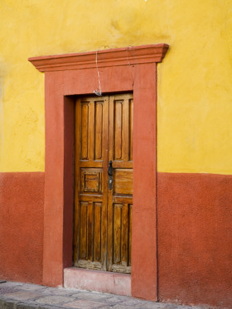 A Door In San Miguel, Guanajuato State, Mexico by Julie Eggers Pricing Limited Edition Print image