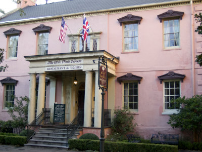 The Olde Pink House Restaurant, Savannah, Georgia, Usa by Jim Engelbrecht Pricing Limited Edition Print image