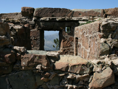 Through The Castle Wall, Santa Barbara by Eloise Patrick Pricing Limited Edition Print image