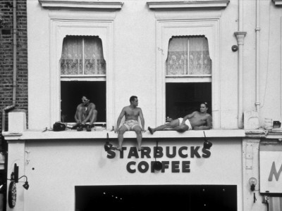 Notting Hill Starbucks by Eloise Patrick Pricing Limited Edition Print image