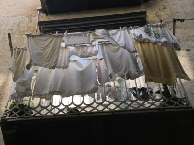 Amalfi, Laundry In Yellow by Eloise Patrick Pricing Limited Edition Print image