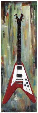Electric Guitar I by Jill Barton Pricing Limited Edition Print image