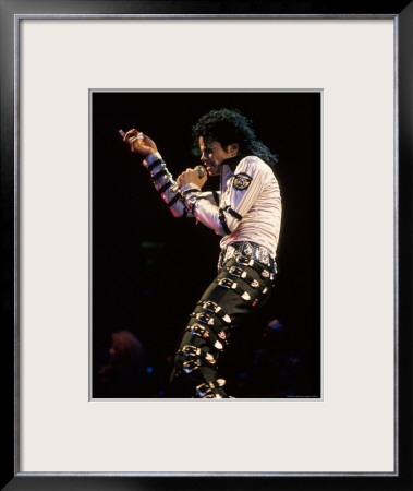 Singer Michael Jackson Performing by David Mcgough Pricing Limited Edition Print image