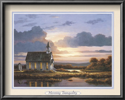 Peaceful Wood Church by T. C. Chiu Pricing Limited Edition Print image