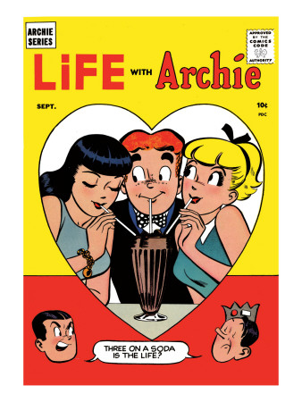 Archie Comics Retro: Life With Archie Comic Book Cover #2 (Aged) by Harry Lucey Pricing Limited Edition Print image