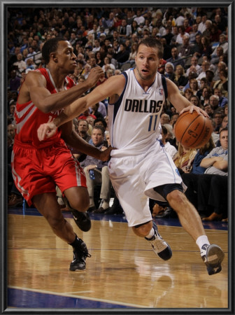 Houston Rockets V Dallas Mavericks: Jose Juan Barea And Ishmael Smith by Danny Bollinger Pricing Limited Edition Print image