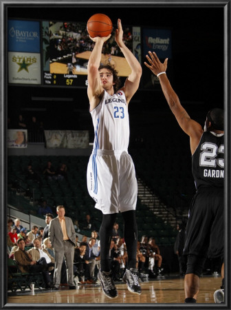 Austin Toros V Texas Legends: Joe Alexander And Thomas Gardner by Layne Murdoch Pricing Limited Edition Print image