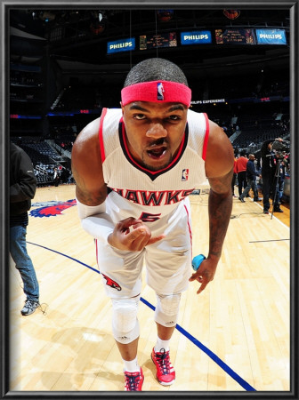 Indiana Pacers V Atlanta Hawks: Josh Smith by Scott Cunningham Pricing Limited Edition Print image