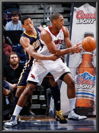 Indiana Pacers V Atlanta Hawks: Al Horford And Danny Granger by Kevin Cox Pricing Limited Edition Print image