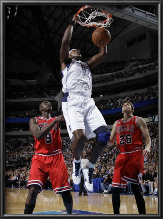 Chicago Bulls V Dallas Mavericks: Brendan Haywood, Luol Deng And Kyle Korver by Danny Bollinger Pricing Limited Edition Print image