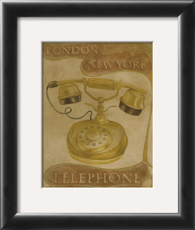 London And New York Telephone by Lucciano Simone Pricing Limited Edition Print image