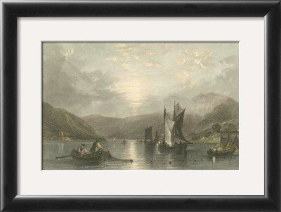 Pastoral Riverscape Ii by William Henry Bartlett Pricing Limited Edition Print image