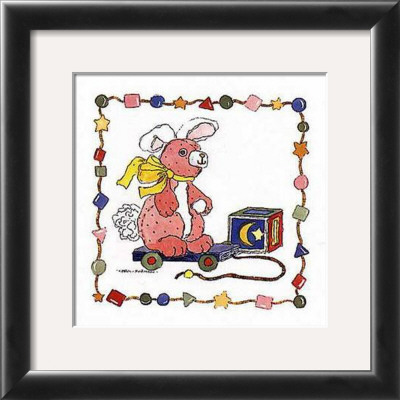 Bunny Pull Toy by Carol Robinson Pricing Limited Edition Print image