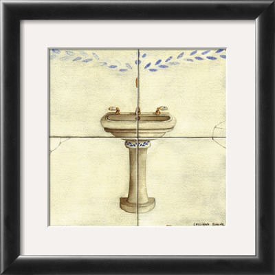 Sink With Purple Design by Marie Perpinan Pricing Limited Edition Print image