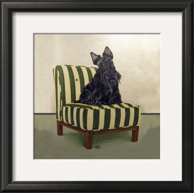 Scottie On Stripes by Carol Dillon Pricing Limited Edition Print image