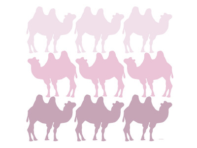 Pink Camel Family by Avalisa Pricing Limited Edition Print image