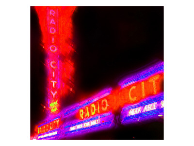 Radio City Night, New York by Tosh Pricing Limited Edition Print image