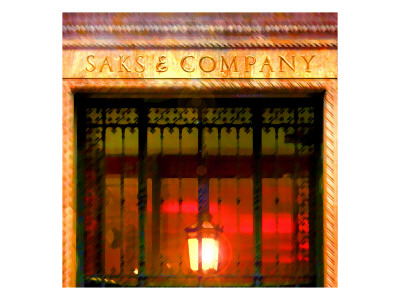 Saks Window, New York by Tosh Pricing Limited Edition Print image