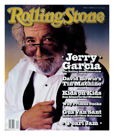 Jerry Garcia, Rolling Stone No. 616, October 1991 by Mark Seliger Pricing Limited Edition Print image