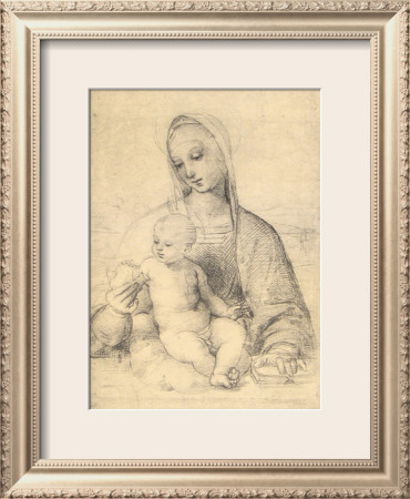 Virgin And Child With Pomegranate by Raphael Pricing Limited Edition Print image