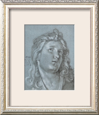 Head Of An Angel by Albrecht Dürer Pricing Limited Edition Print image