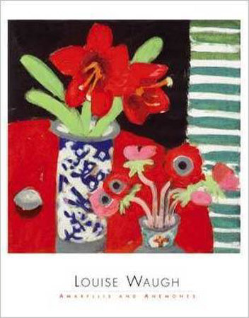 Amaryllis And Anemones by Louise Waugh Pricing Limited Edition Print image