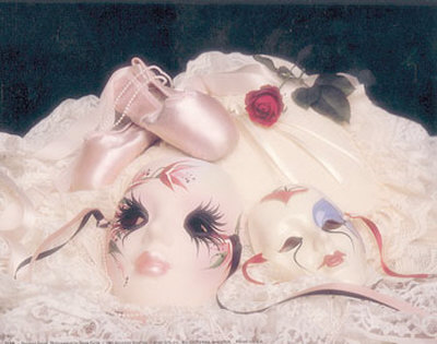 Ballet Masks by Bruce Curtis Pricing Limited Edition Print image