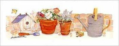 Watering The Plants by Gloria Eriksen Pricing Limited Edition Print image