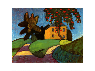 Gelbes Haus Mit Apfelbaum by Gabriele Münter Pricing Limited Edition Print image