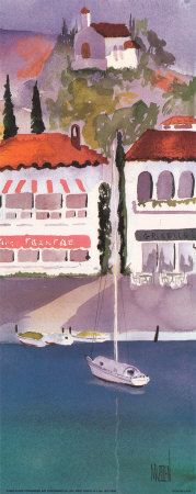 Riviera Harbor Panel by Terry Madden Pricing Limited Edition Print image