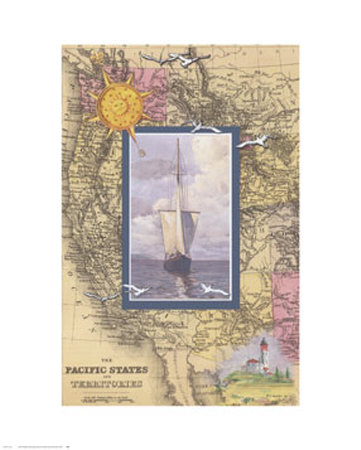 Pacific Sailing by Elisabeth Trostli Pricing Limited Edition Print image