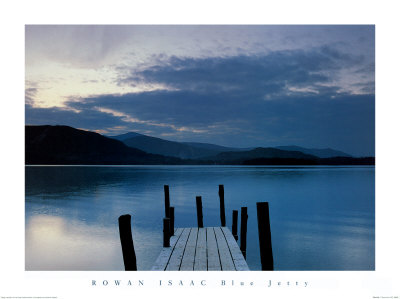 Blue Jetty by Rowan Isaac Pricing Limited Edition Print image