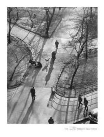 Life® - Shadows Of Washington Square Park, 1951 by Yale Joel Pricing Limited Edition Print image
