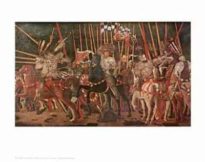 The Battle Of San Romano by Paolo Uccello Pricing Limited Edition Print image