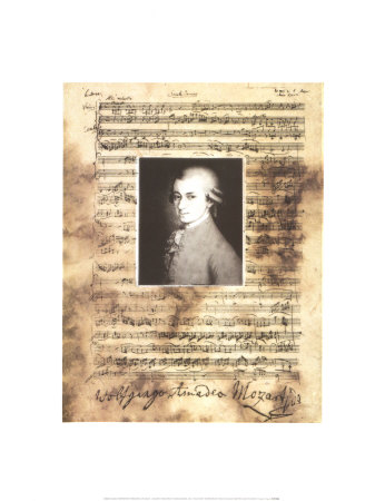 Principals Of Music, Mozart by Susan Hartenhoff Pricing Limited Edition Print image