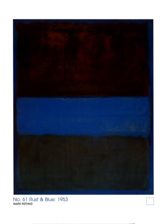 No. 61 (Rust And Blue) by Mark Rothko Pricing Limited Edition Print image