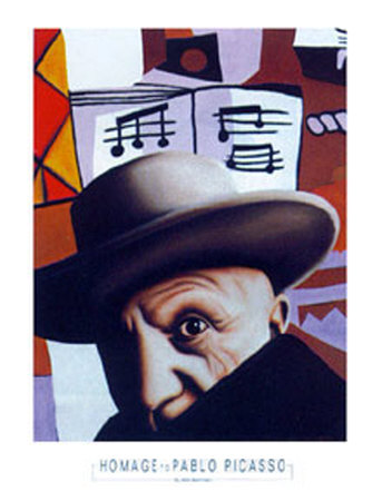 Homage To Picasso by Alan Bortman Pricing Limited Edition Print image