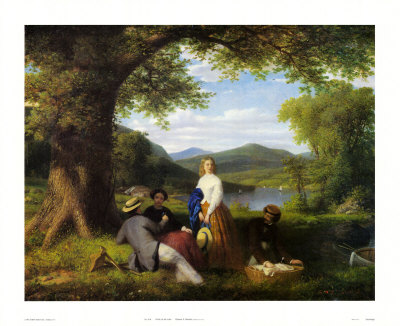 Picnic By The Lake by Thomas P. Rossiter Pricing Limited Edition Print image