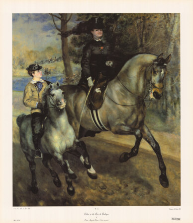 Riders In The Bois De Boulogne by Pierre-Auguste Renoir Pricing Limited Edition Print image