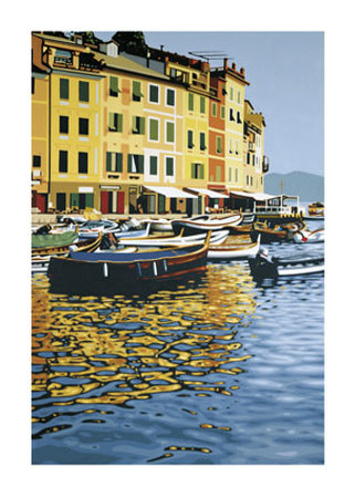 Portofino, La Calata by Guglielmo Meltzeid Pricing Limited Edition Print image