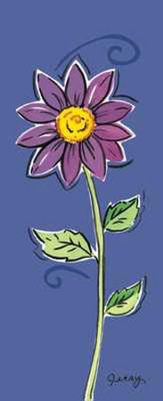 Purple Daisy by Alison Jerry Pricing Limited Edition Print image