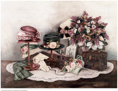 Victorian Hats by Consuelo Gamboa Pricing Limited Edition Print image