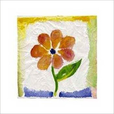 Little Flower On Papyrus by Ingrid Sehl Pricing Limited Edition Print image