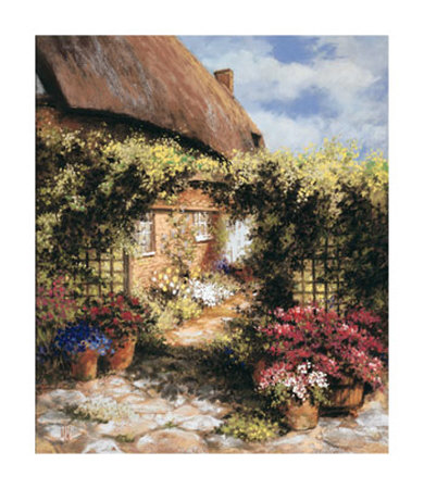 Country Garden In Spring by Maureen Jordan Pricing Limited Edition Print image