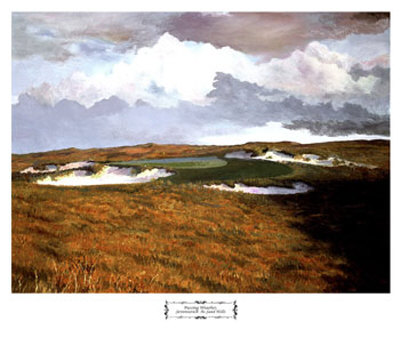 Passing Weather, 17Th At Sand Hills by Michael G. Miller Pricing Limited Edition Print image