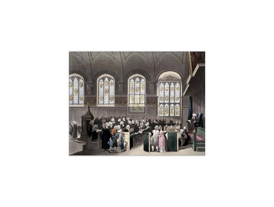 Court Of Chancery, Lincoln's Inn Hall by Thomas Rowlandson Pricing Limited Edition Print image