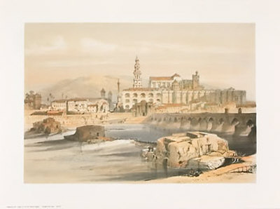 Spain, Bridge, Cordova by David Roberts Pricing Limited Edition Print image